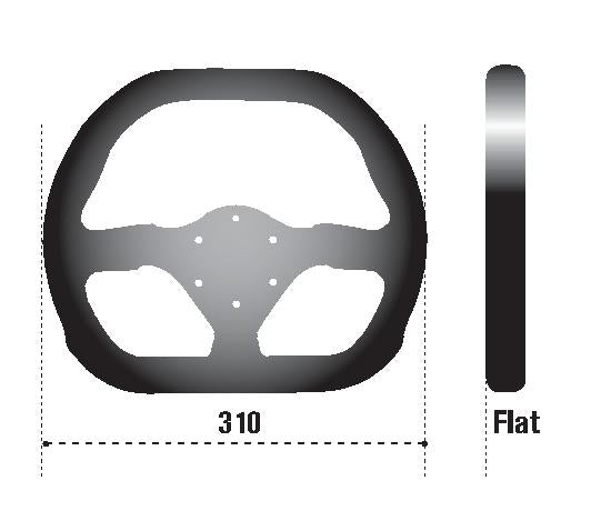Load image into Gallery viewer, Sparco 015P310F2SN SPA Steering Wheel
