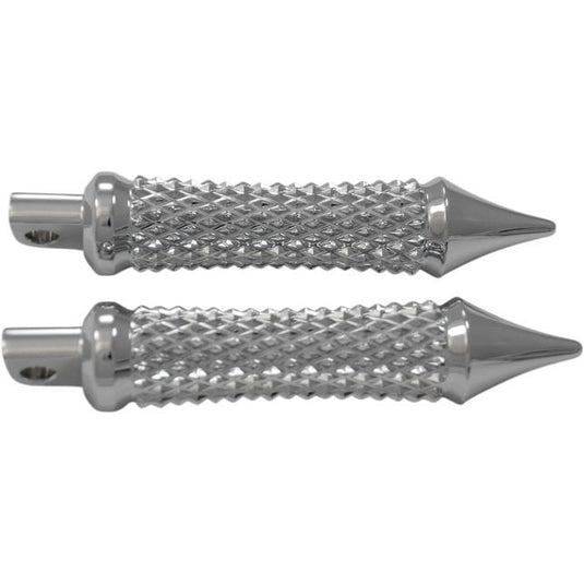 Eddie Trotta Designs TC779 Cross Cut Footpegs - Chrome