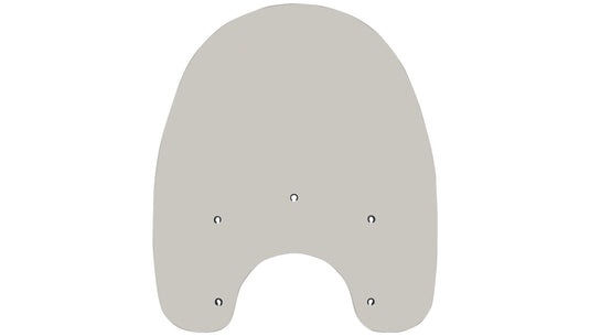 Memphis Shades MEP6379 Replacement Plastic for Detachable King Size Nostalgic Windshield - 19in. - Solar