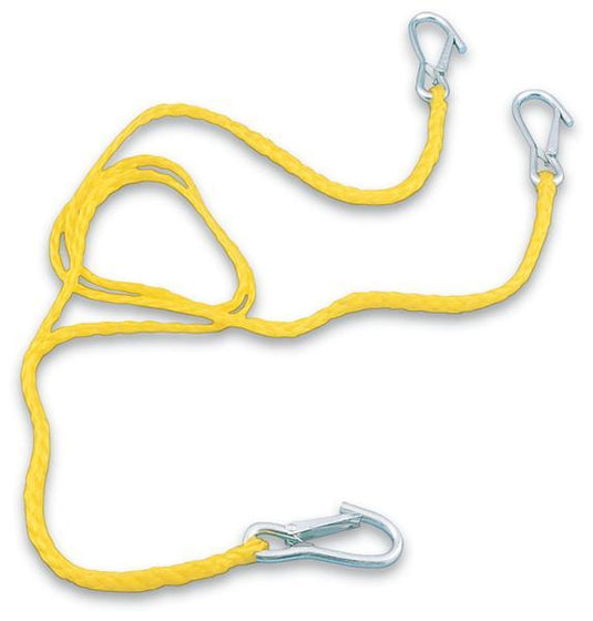 Parts Unlimited TOW-01 Tow Rope with Spring-Clip Hooks