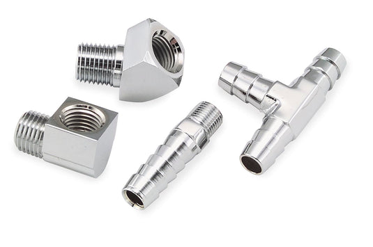 Gardner-Westcott 7-90TD-6X2 Oil Line Fitting - Straight - 1/8in.-27 NPT to 3/8in. Hose (10)