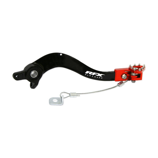 Rfx FXRB 50100 99OR Pro Series Rear Brake Pedal with Folding Tip - Orange