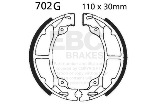 Ebc Powersports 702G EBC HH Sintered Brake Pads
