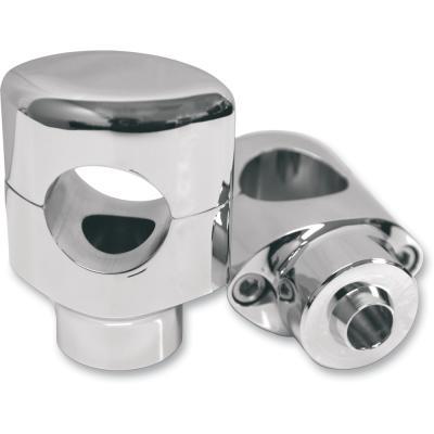 La Choppers LA-7402-05 Smooth Riser for 1in. Handlebar - 5-1/2in. Tall with 1-3/4in. Pullback - Chrome