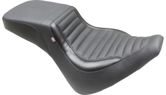Mustang 76006 Squareback 2-Up Seat - Tuck-n-Roll - Black