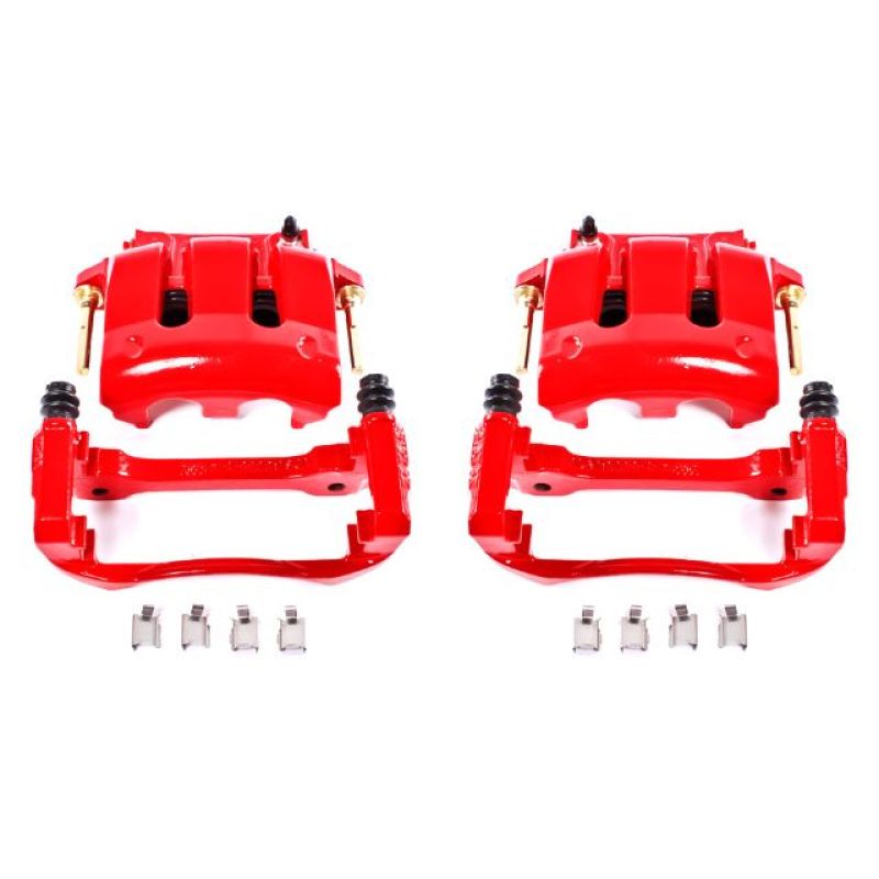 Load image into Gallery viewer, Powerstop S4928A PSB Red Calipers
