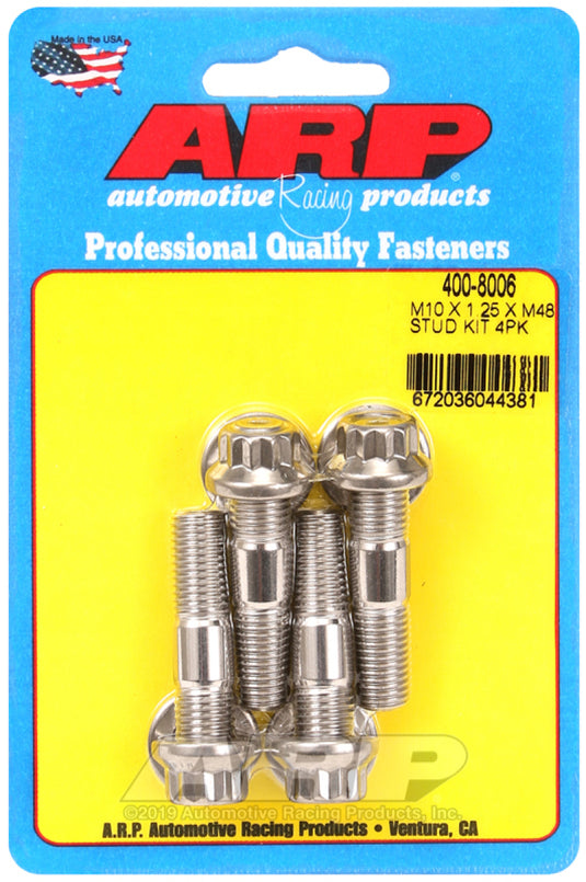 Arp 400-8006 ARP Stainless Steel Accessory Studs