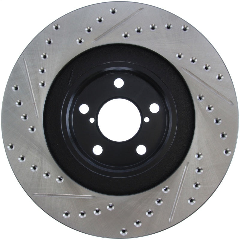 Load image into Gallery viewer, Stoptech 127.47018L ST Slot &amp; Drill Brake Rotors
