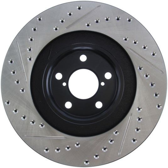 Stoptech 127.47018L ST Slot & Drill Brake Rotors