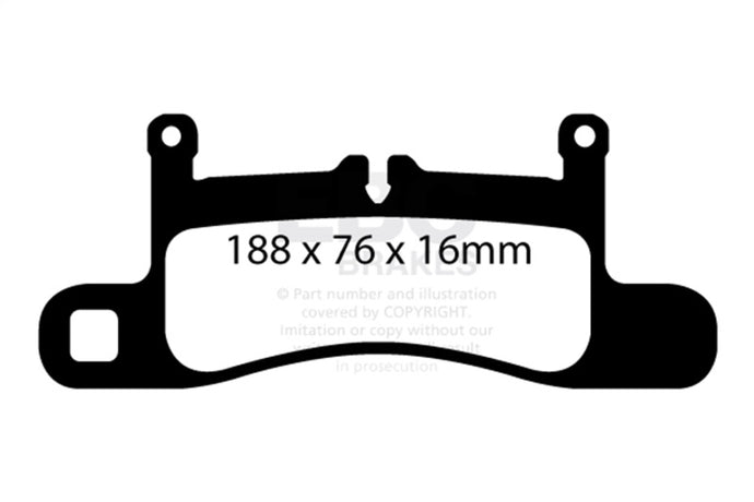 Ebc DP52098NDX EBC Bluestuff Brake Pad Sets