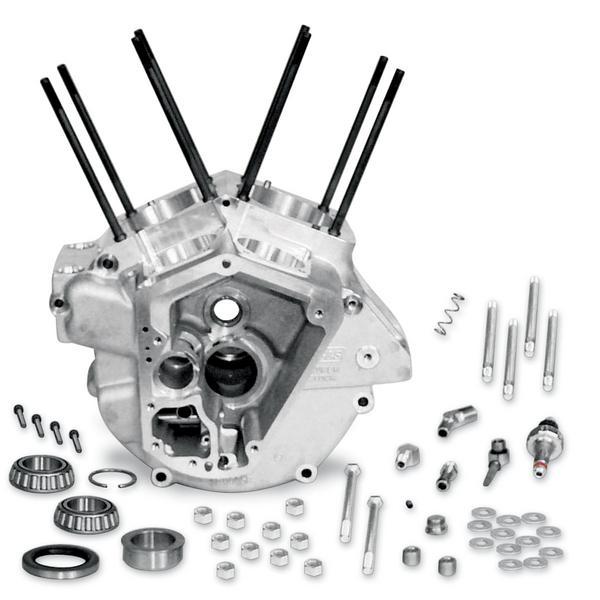 S&S Cycle 31-0001 Super Stock Engine Case - Natural - Big Bore 3 5/8in Bore