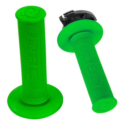 Torc1 Racing 4650-0802 Hot Lap MX Diamond Grips - Green