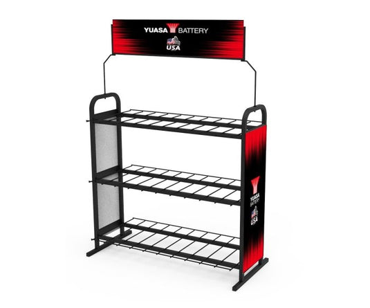 Yuasa YUA1800RACK Large Battery Display Rack