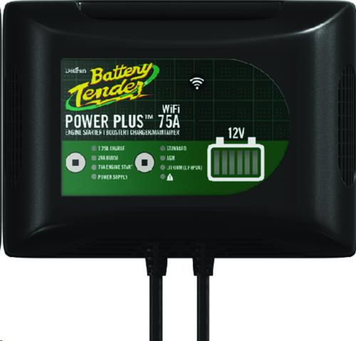 Battery Tender 022-0227-DL-WH Power Plus Booster Battery Charger with WIFI - 75A