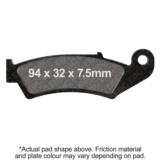 Ebc Powersports FA125X EBC FA-SFA-X Brake Pads