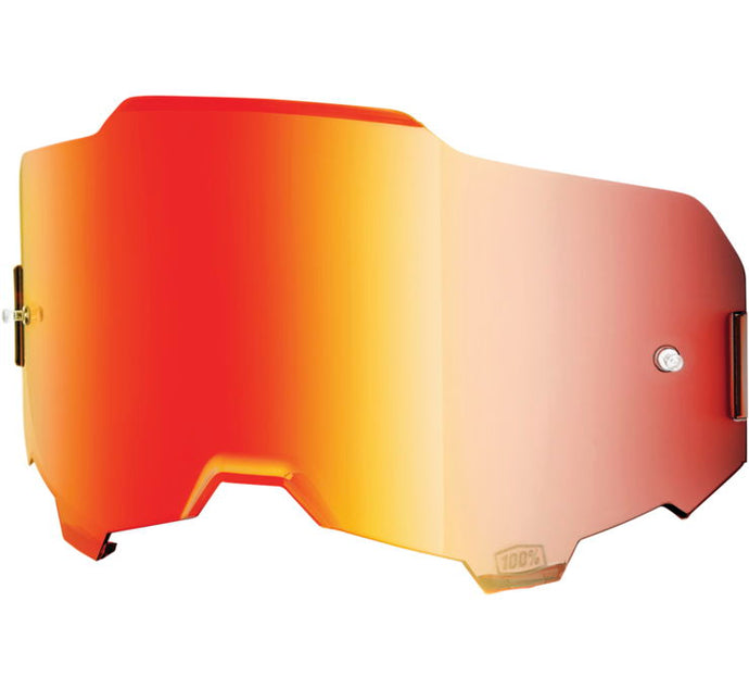 100% Replacement Lens for Armega Goggles - Red Mirror