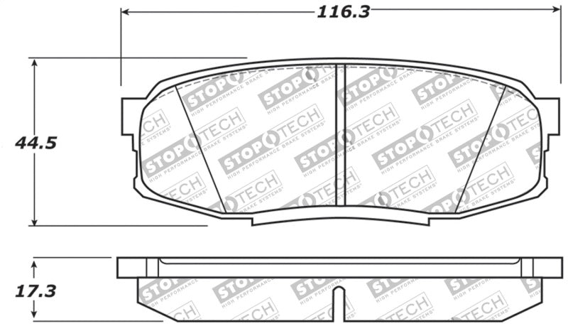 Load image into Gallery viewer, Stoptech 309.13040 ST Sport Brake Pads
