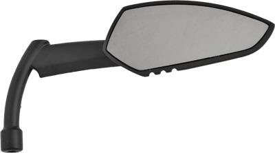 Harddrive 18-504R Universal Apache Mirror w/Knife Stem - Matte Black - Right