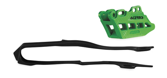 Acerbis 2449450006 Chain Guide and Slider Kit - Green