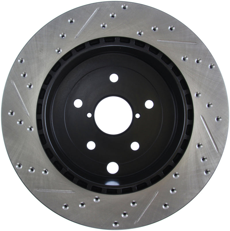 Load image into Gallery viewer, Stoptech 127.47030L ST Slot &amp; Drill Brake Rotors
