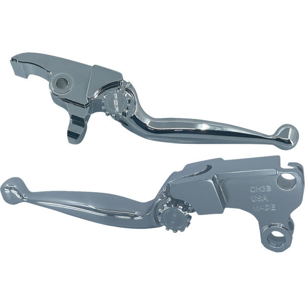 Psr 12-00617-20 Journey Adjustable Lever Set for Harley Models - Chrome