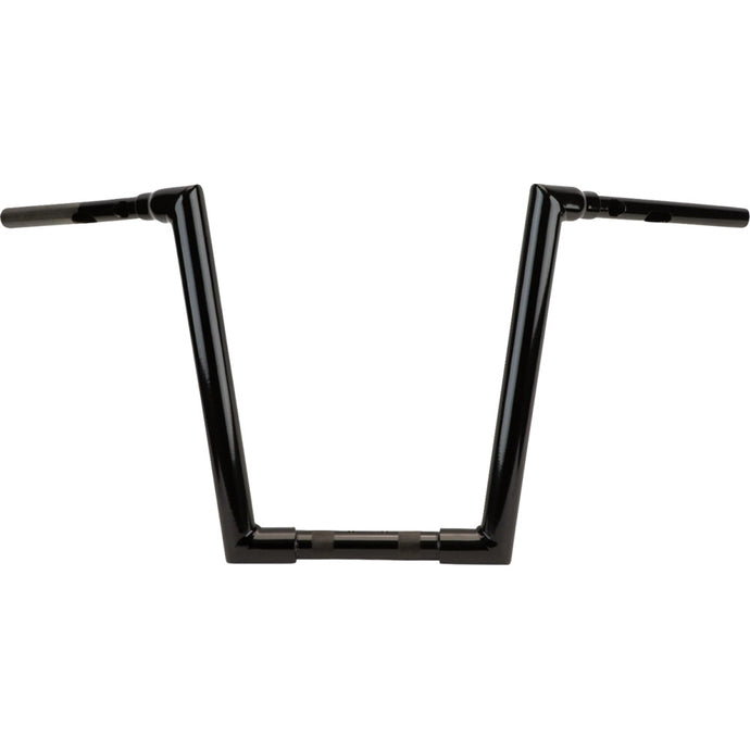La Choppers LA-7318-12B 1-1/2in. Grande Twin Peaks Touring Handlebars - 10in. Rise -  Gloss Black