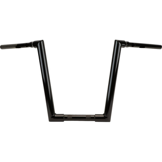 La Choppers LA-7318-12B 1-1/2in. Grande Twin Peaks Touring Handlebars - 10in. Rise -  Gloss Black