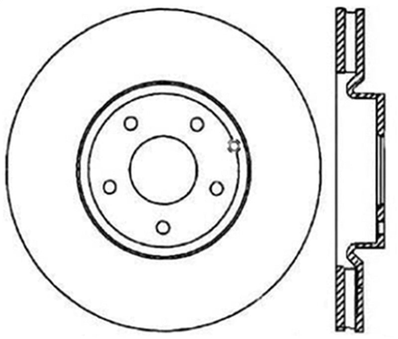 Load image into Gallery viewer, Stoptech 127.42079R ST Slot &amp; Drill Brake Rotors
