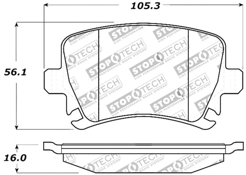 Load image into Gallery viewer, Stoptech 309.11080 ST Sport Brake Pads
