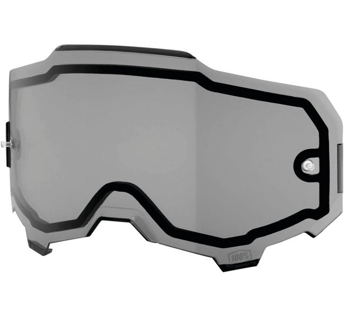100% Replacement Lens for Armega Goggles - Dual Pane Smoke