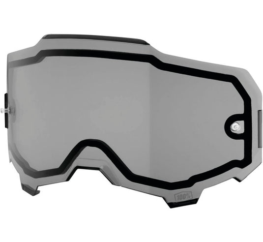 100% Replacement Lens for Armega Goggles - Dual Pane Smoke