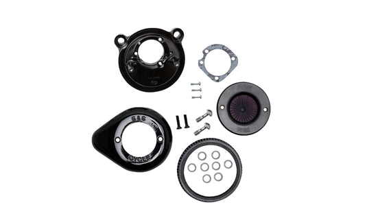 S&S Cycle 170-0726A Air Stinger Stealth Air Cleaner Kit -  Gloss Black