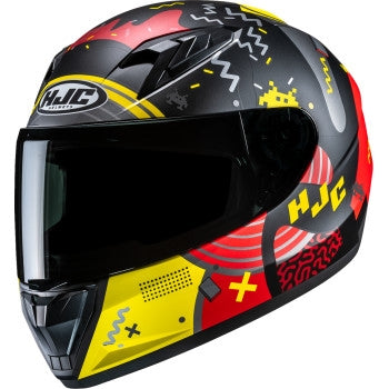 Load image into Gallery viewer, Hjc Y10 Mika Youth Helmet (Large, Semi-Flat Red (MC-1SF))
