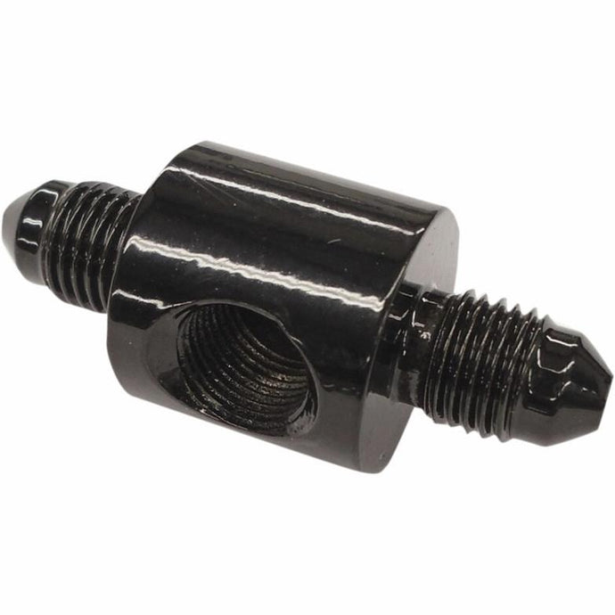Magnum 1704-979 AN-3 Rear Switch Block Brake Line Fitting - Black