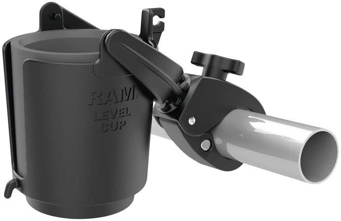 Ram Mounts RAM-B-132-400 RAM Level Cup Drink Holder With Tough-Claw Mount