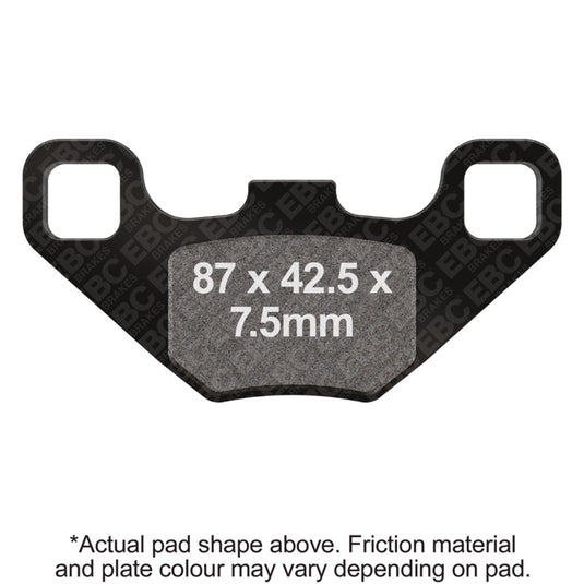 Ebc Powersports FA490R EBC R Sintered Brake Pads