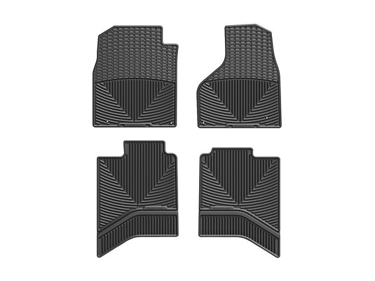 Weathertech W337-W336 WT Rubber Mats - Rear - Blk