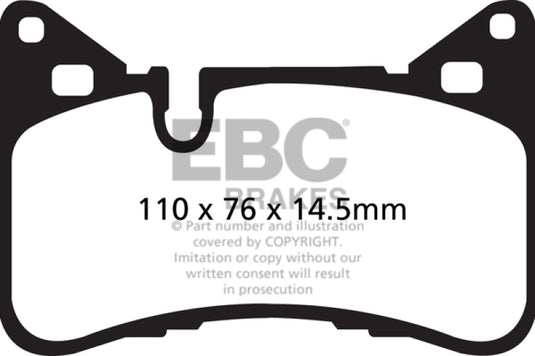 Ebc DP52117NDX EBC Bluestuff Brake Pad Sets