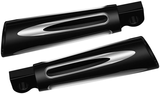 Arlen Ness 06-472 Footpegs - Deep Cut - Black