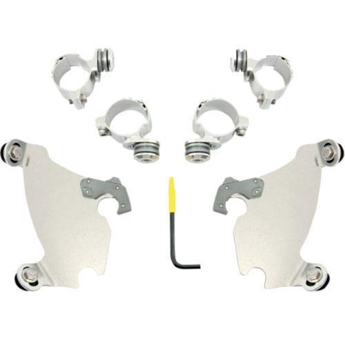 Memphis Shades MEK2002 Trigger-Lock Mount Kit for Gauntlet Fairing - Polished