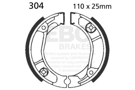 Ebc Powersports 304 EBC FA-SFA-X Brake Pads