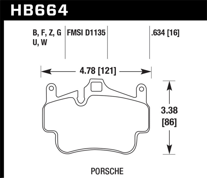 Load image into Gallery viewer, Hawk Performance HB664G.634 HAWK DTC-60 Brake Pad Sets

