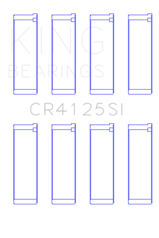 Load image into Gallery viewer, King Engine Bearings CR4125SI KING Connecting Rod Bearings
