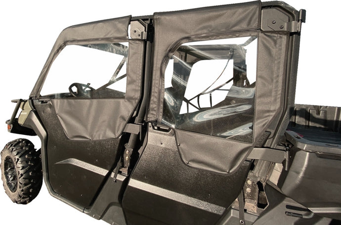 Seizmik 51-20983 Soft Doors - Middle/Rear Windows - Black