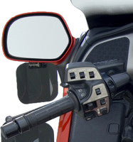 National Cycle N5108 Wing Deflector - Mirror Mount - 2-Piece Set - Dark Tint