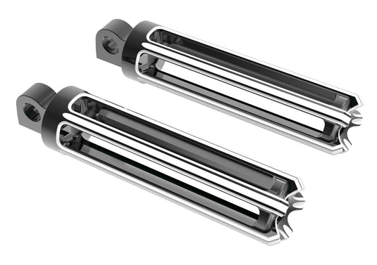 Arlen Ness 06-114 Fusion Footpegs - 10-Gauge - Black