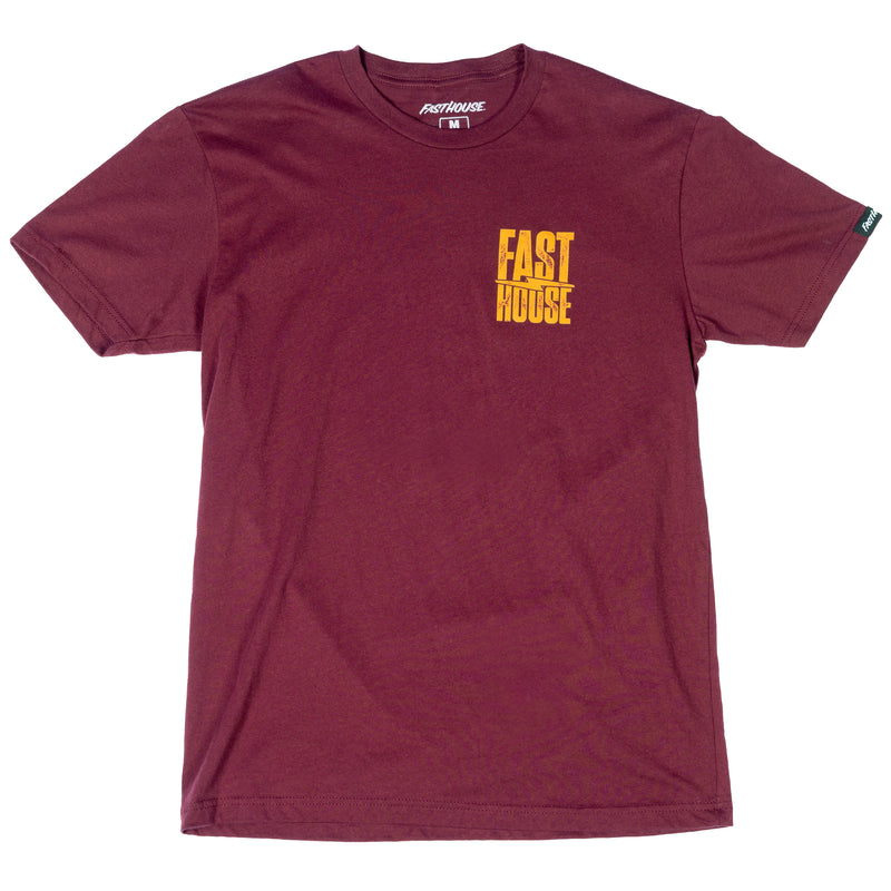 Load image into Gallery viewer, Fasthouse Grid SS T-Shirt (X-Large, Maroon)
