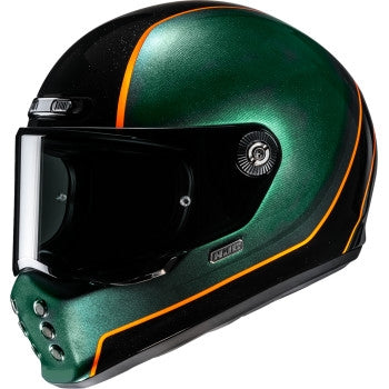 Load image into Gallery viewer, Hjc V10 Hodu Helmet (Small, Green/Orange (MC-47))
