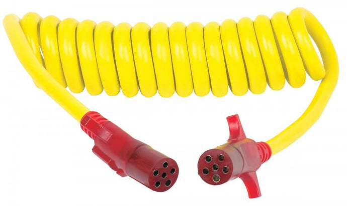 Hopkins Towing Solutions 47055 Flex-Coil 6 Pole Round to 6 Pole Round Nite-Glow Adapter