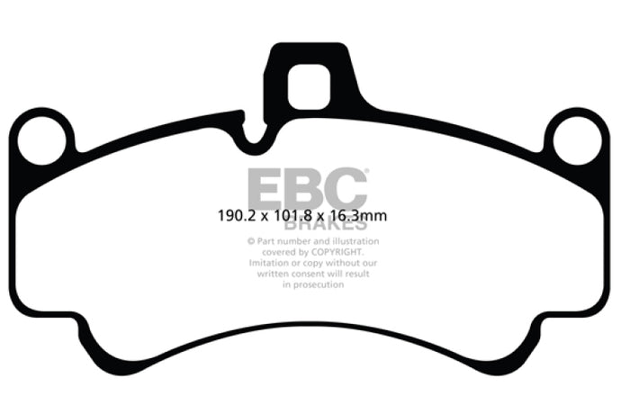 Ebc DP41516R EBC Yellowstuff Brake Pad Sets